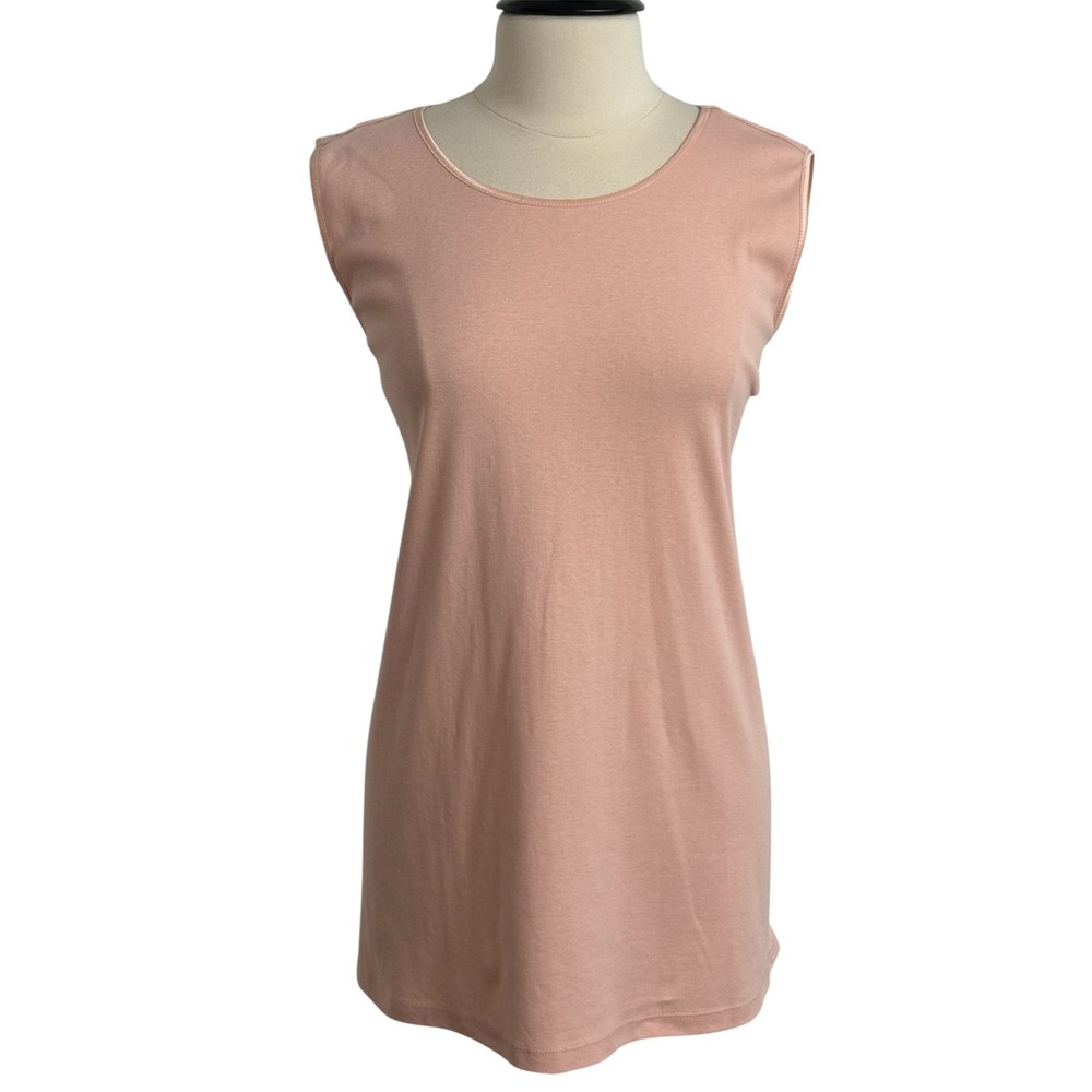 CJ Banks Versatile Sleeveless Classic Scoop Neckline Knit Tank